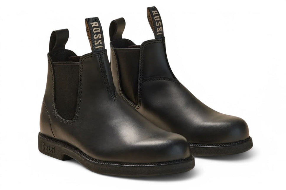 Rossi 607 Booma Black Leather Chelsea Boot