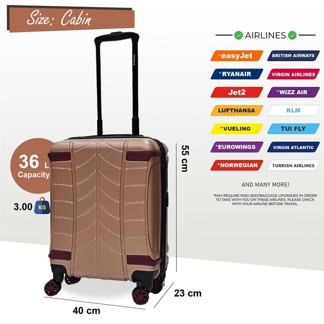 Hard Shell Luggage Travel Suitcase Set