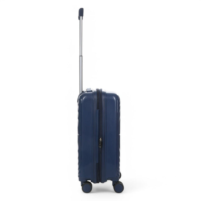 Hard Shell Cabin 55 x 37 x 22 cm PP Suitcase Luggage Suitable for Easyjet, Ryanair