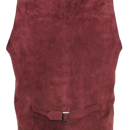 Mens Classic Goat Suede Leather Waistcoat-Norwich