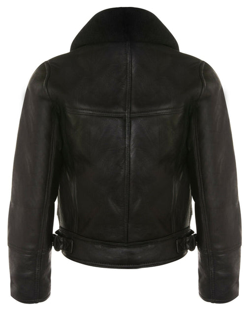 Womens B3 Sheepskin Leather Flying Jacket-Bergamo