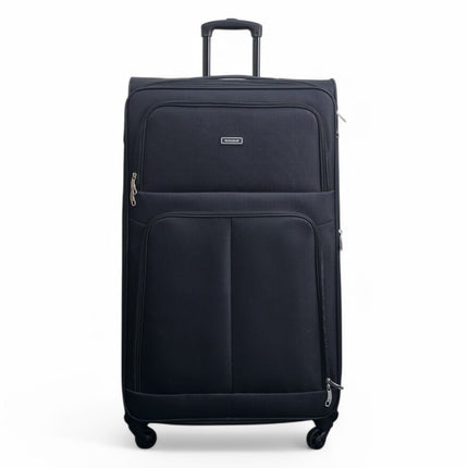 Expandable Soft Shell 4 Wheel Luggage Travel Cabin Suitcase Set Holiday Bags
