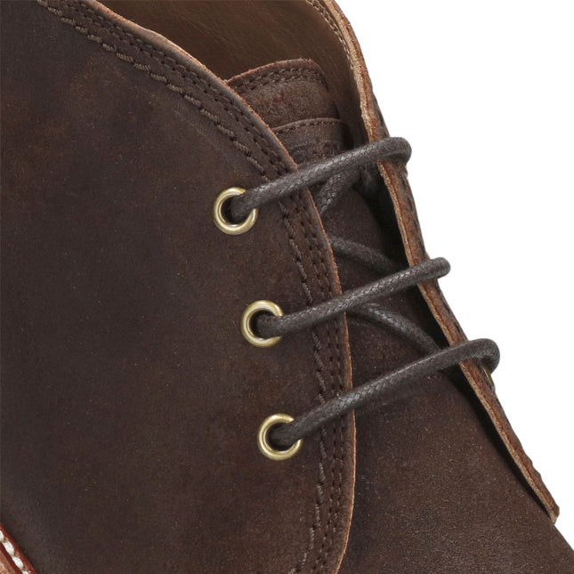 Panama Jack Men's Brown Leather Waterproof Lace-Up Desert Boots - Gael C37