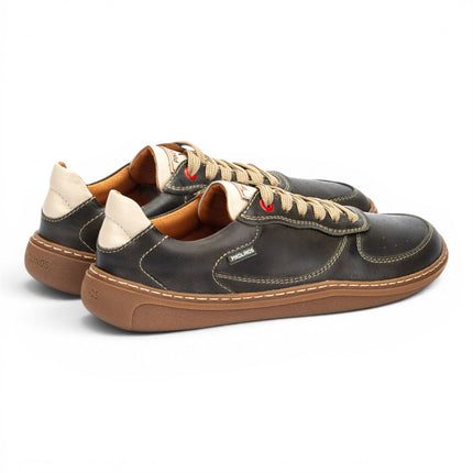 Pikolinos Pine Green Leather Sneakers Trainer Barefoot Shoes - Aranjuez
