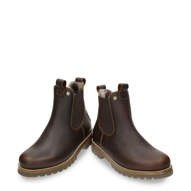 Panama Jack Men's Beny Igloo C2 Chestnut Waterproof Leather Chelsea Boots