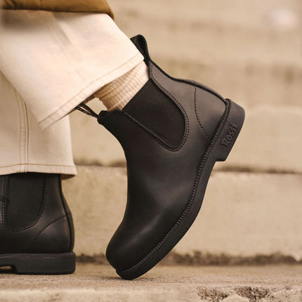 Rossi 607 Booma Black Leather Chelsea Boot