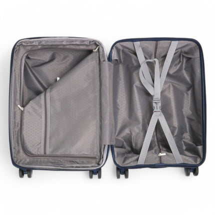 Hard Shell Cabin 55 x 37 x 22 cm PP Suitcase Luggage Suitable for Easyjet, Ryanair