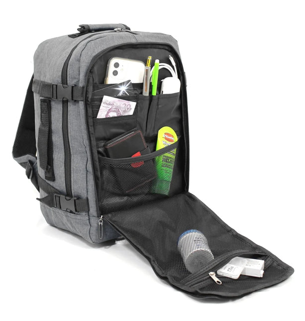 Rucksack Backpack 40x20 x25 cm Underseat Travel Cabin Bag for Easy Jet, Ryanair