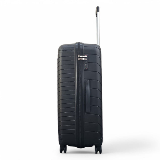 Robust PP Hard Shell 8 Wheels Luggage Travel Holiday Cabin Suitcase Set