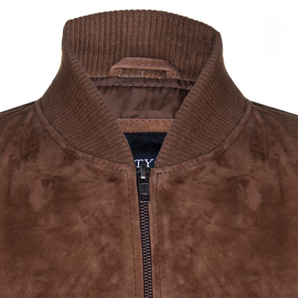 Mens Goat Suede MA-1 Bomber Jacket-Auckland
