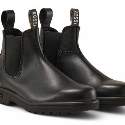 Rossi 301 Endura Black Leather Chelsea Boots