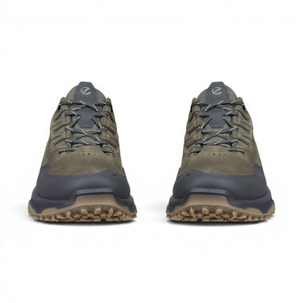 Ecco Men's Green Leather Waterproof Hiking Trainer Sneaker Shoes - Receptor XP
