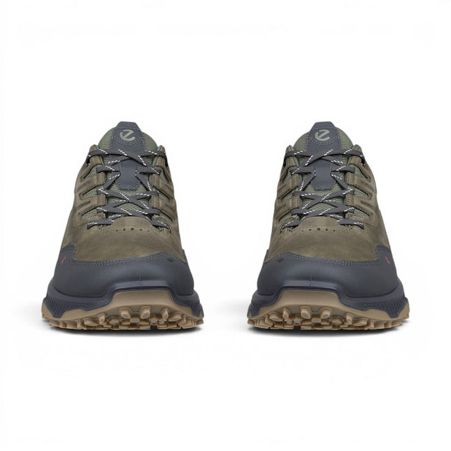 Ecco Men's Green Leather Waterproof Hiking Trainer Sneaker Shoes - Receptor XP