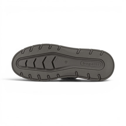 Bugatti Men's Grey Leather Lace-up Casual Ankle Boots - Pulau