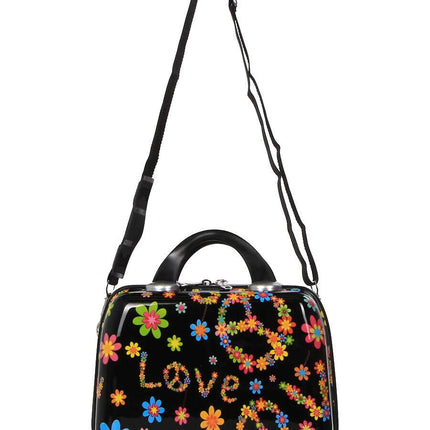 Hard Shell Printed Dual 4 Wheel Luggage Suitcase