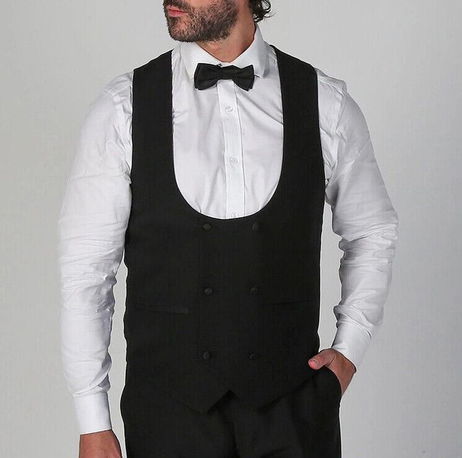 Men's Black 3 Piece Tuxedo Suit