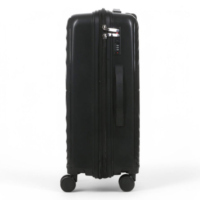 Expandable Hard Shell 8 Wheels Luggage Travel Cabin Suitcase Set