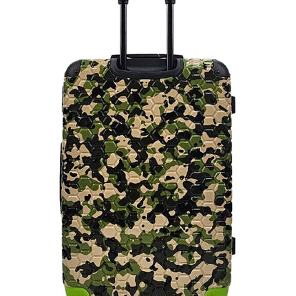 Hardshell Camo Robust ABS Suitcase Set
