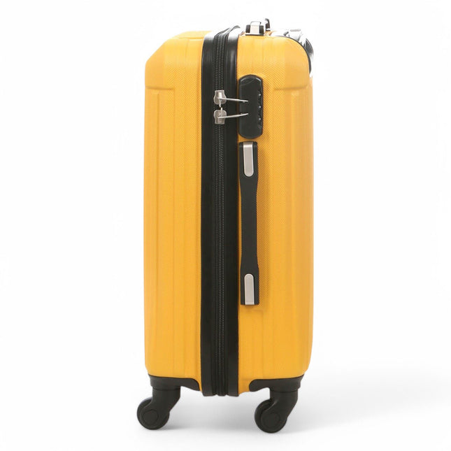 Hard Shell ABS 4 Wheels Luggage Travel Cabin Suitcase Set