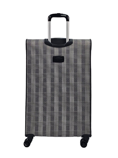 Lightweight Print Suitcases 8 Wheel Luggage Travel Soft Bags Set