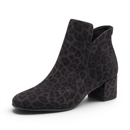 Tamaris Women's Grey Faux Heeled Ankle Boots - 25354-43