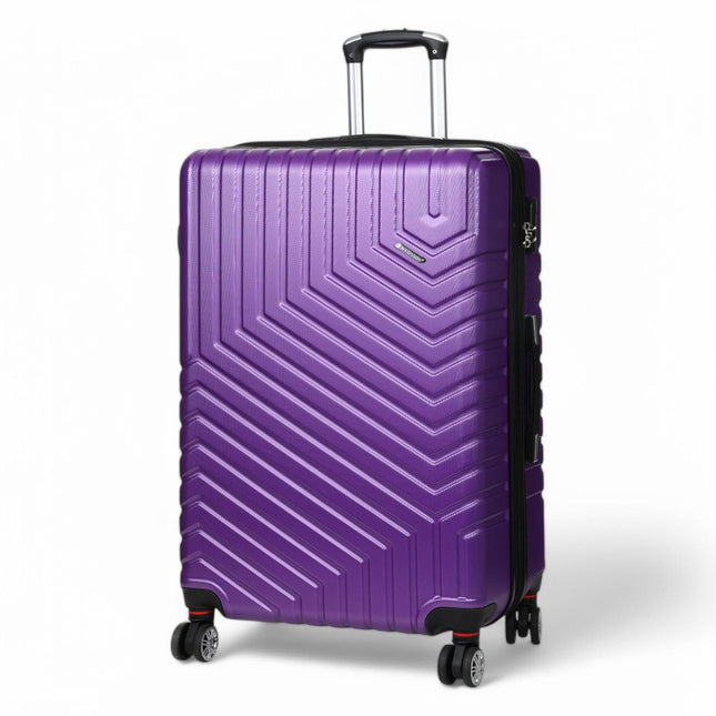 Expandable Hard Shell 8 Wheels Luggage Travel Cabin Bags Suitcase Set