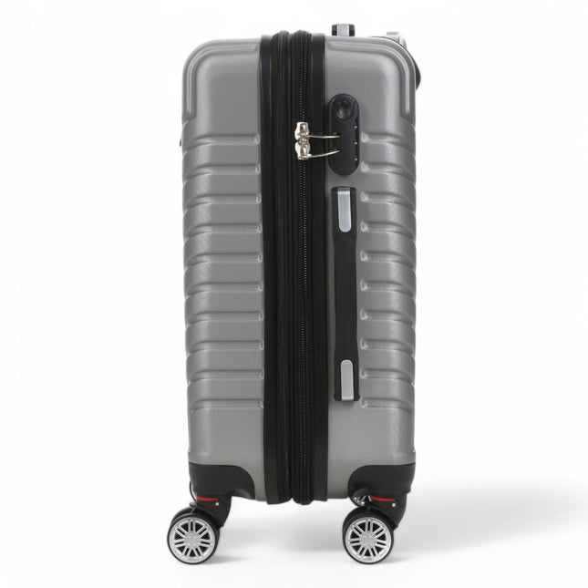 Expandable Hard Shell 8 Wheels Luggage Travel Cabin Bags Suitcase Set