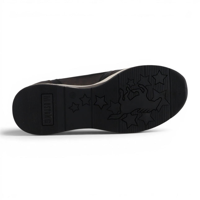 Mustang Women's Black Platform Sneaker Trainer Casual Shoes - M0872003
