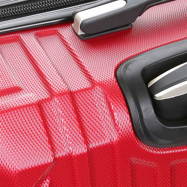 Hard Shell ABS 4 Wheels Luggage Travel Cabin Suitcase Set