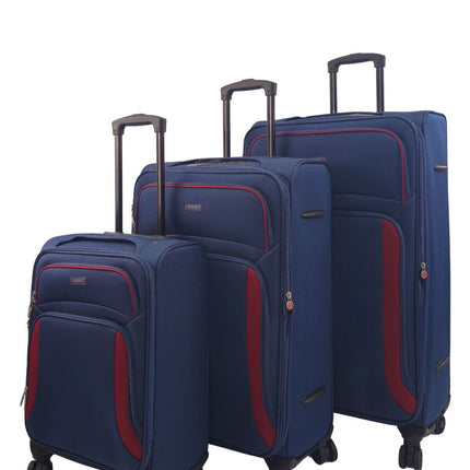 Soft Shell Suitcase Luggage Set Travel Light Carry On Cabin Bag
