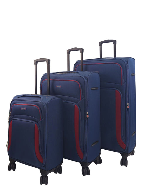 Soft Shell Suitcase Luggage Set Travel Light Carry On Cabin Bag