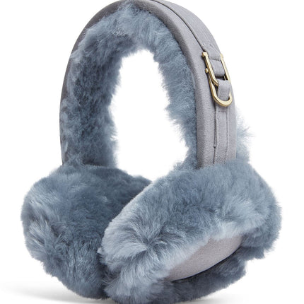 Womens Sheepskin Shearling Winter Ear Muffs Warm Comfortable