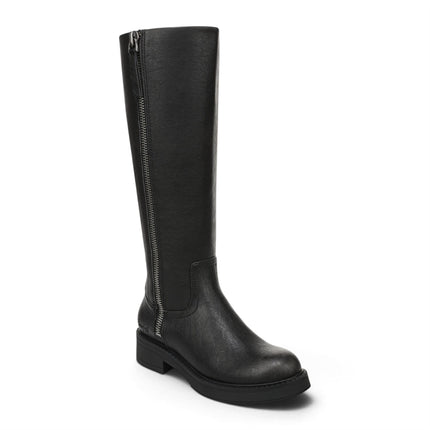 Blowfish Malibu Women's Black Faux Leather High Riding Boots - Venice Tall