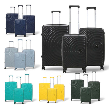 Expandable Hard Shell 8 Wheels Luggage Travel Cabin Suitcase Set