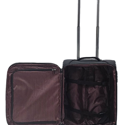 Lightweight Suitcases 8 Wheel Luggage Travel Cases Soft Holiday Bag