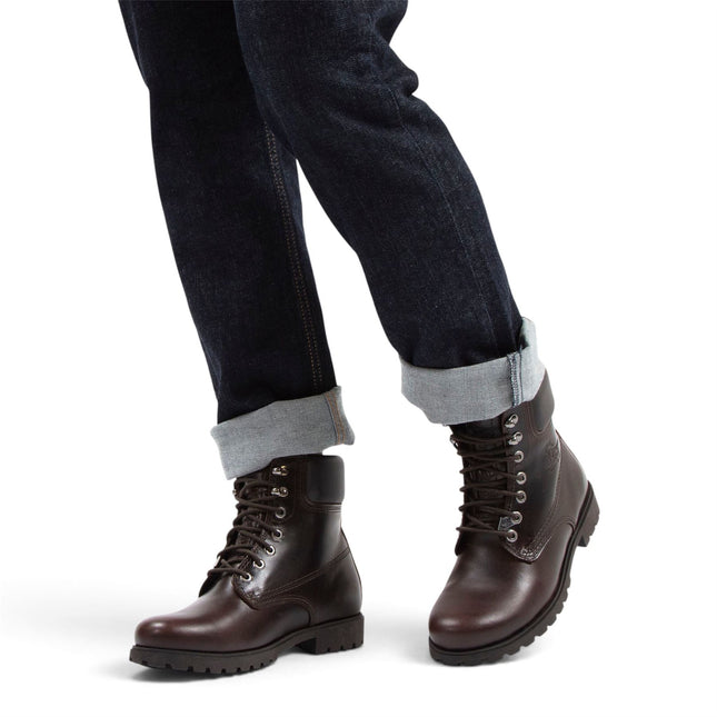 Panama Jack Men's Brown Leather Lace-Up Ankle Boots - PJ03-IGLOO-C45