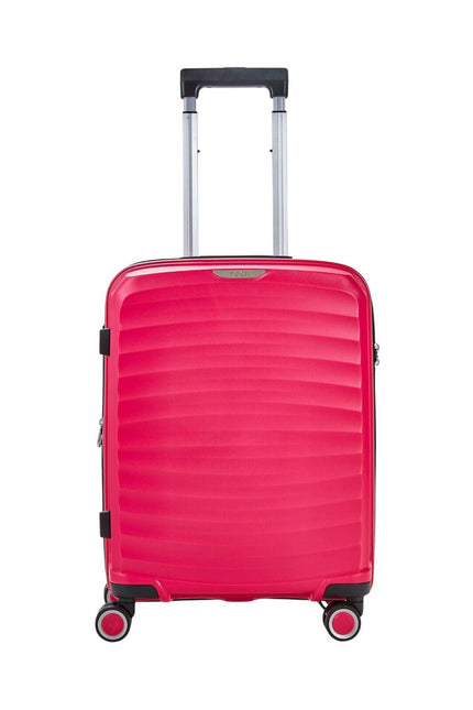 Hard Shell Classic Suitcase 8 Wheel Cabin Luggage Trolley Travel Bag
