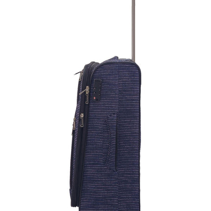 Lightweight Print Suitcases 8 Wheel Luggage Travel Soft Bags Set