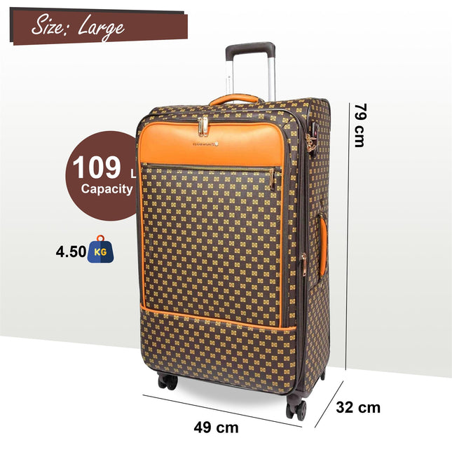 Soft Expandable Travel Suitcase Luggage Bag