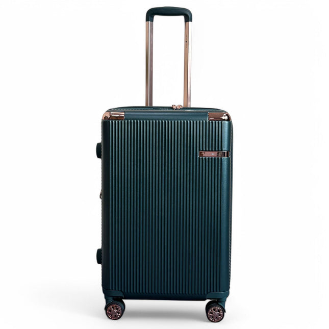 Expandable Hard Shell 8 Wheels Luggage Travel Cabin Suitcase Set