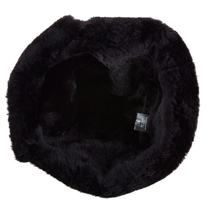 Mens Brown RAF Aviator Suede Sheepskin B-55 Trapper Hat Winter Warm Leather Navigator Hat
