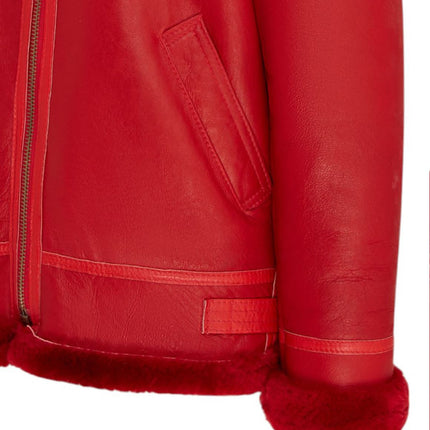 Mens B3 Bomber RAF Aviator Sheepskin Jacket -Wyndham