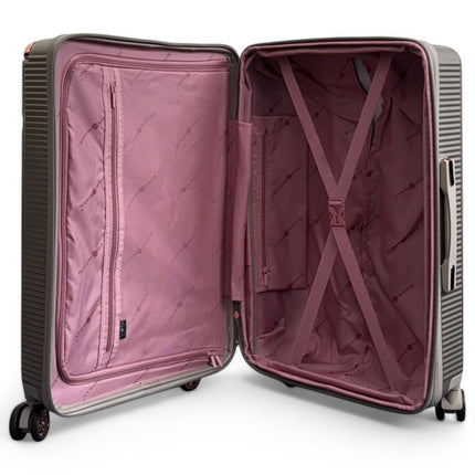 Expandable Hard Shell 8 Wheels Luggage Travel Cabin Suitcase Set