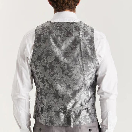 Men’s Grey Tailored 3 Piece Suit Formal Classic Suit