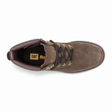 CAT (Caterpillar) Waterproof Colorado 2.0 Hiker Dark Brown Leather Walking Ankle Boots