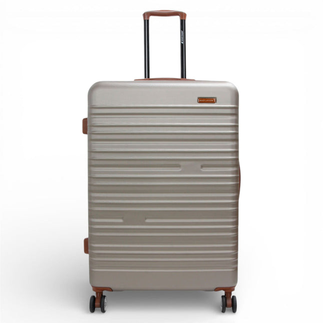 Expandable Hard Shell ABS Suitcase Set 8 Wheel Robust Travel Case Holiday Luggage