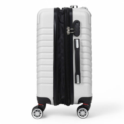 Expandable Hard Shell 8 Wheels Luggage Travel Cabin Bags Suitcase Set