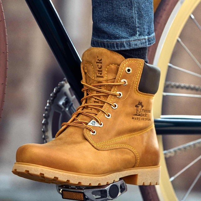 Panama Jack 03 C1 Mens Tan Waterproof Leather Lace Up Hiking Ankle Boots