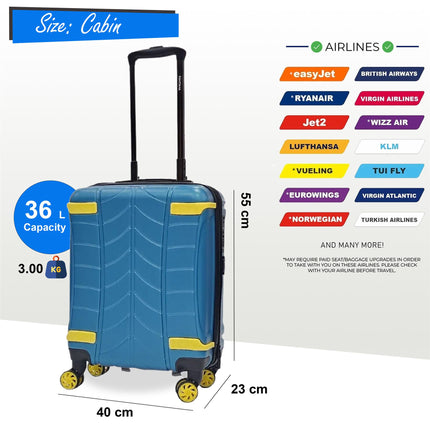 Hard Shell Luggage Travel Suitcase Set