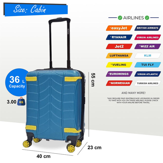 Hard Shell Luggage Travel Suitcase Set
